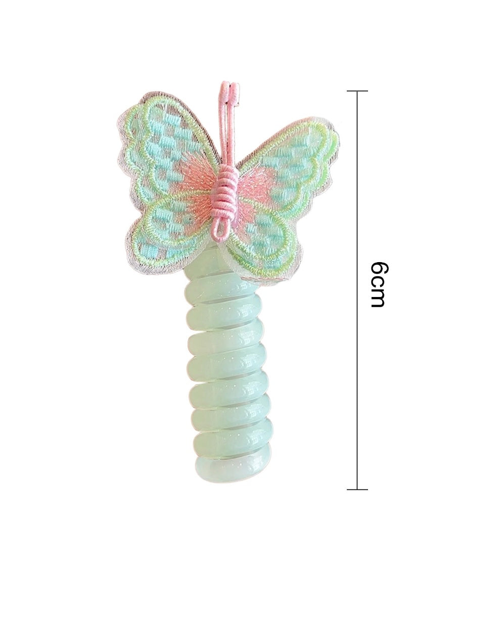 Colorful Butterfly Spiral Hair Tie