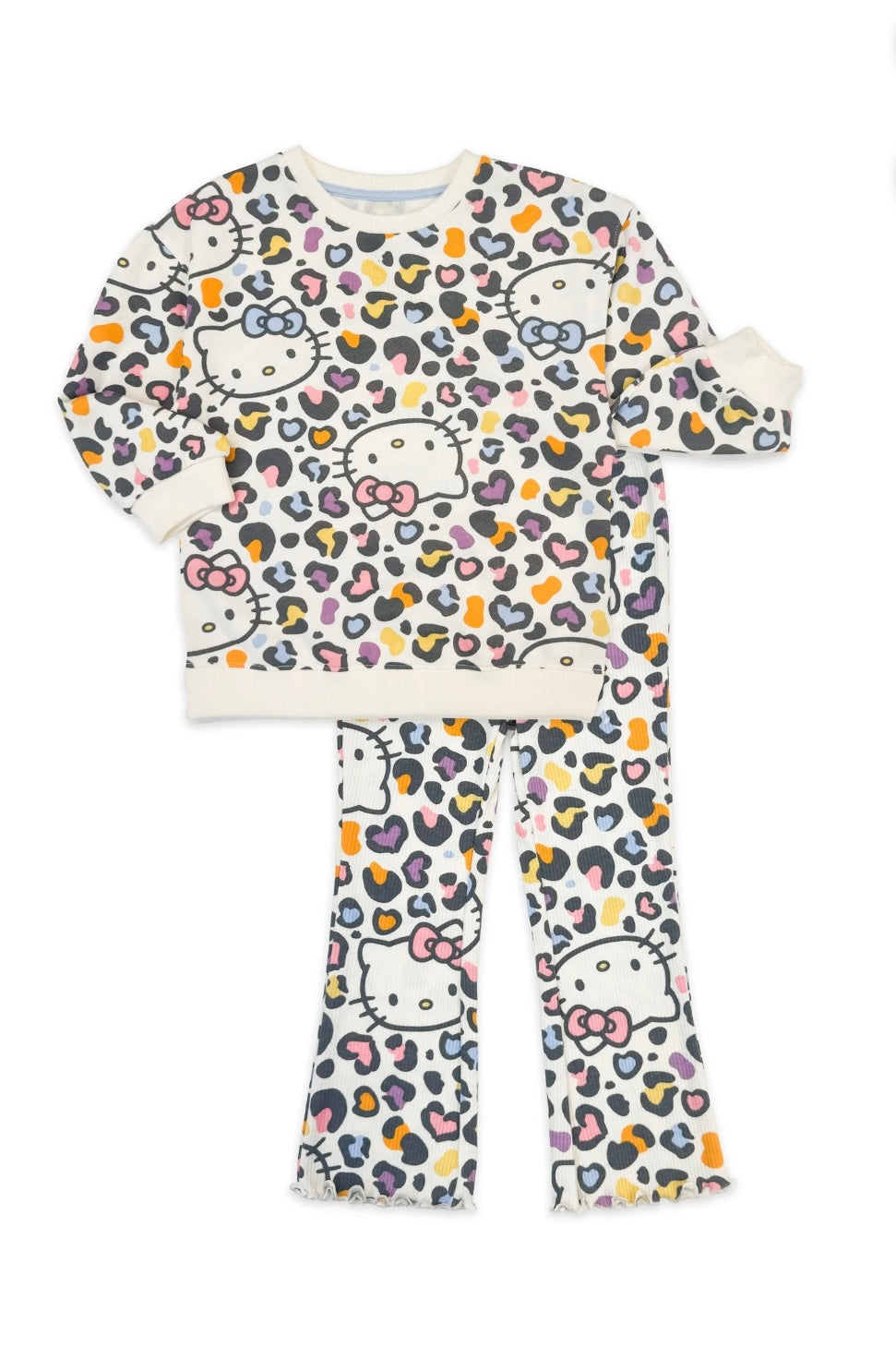 Hello Kitty Toddler Girls Print Sweatshirt and Leggings Set 2