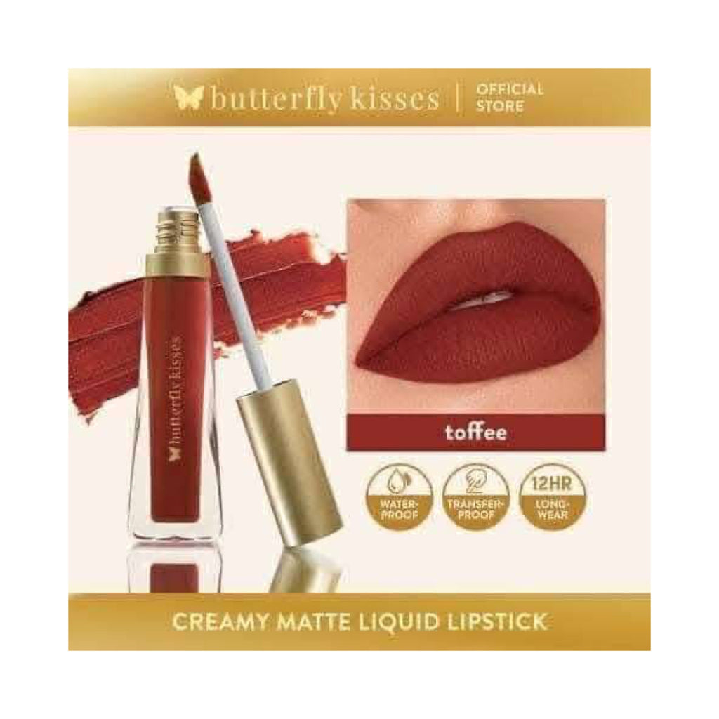 Matte Lipstick 12Hr Long Lasting Toffee