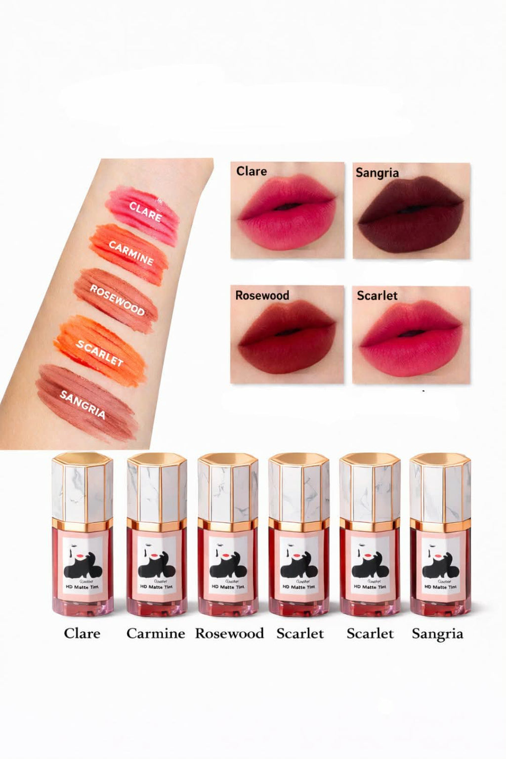 Lipstick LipTint and CheekTint 2in1