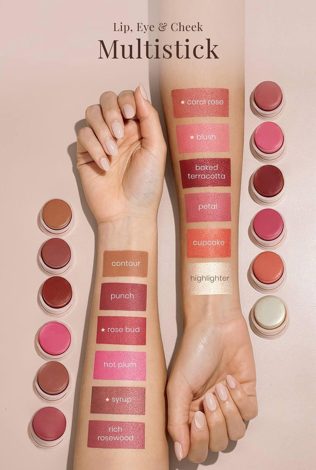 Butterfly Kisses 3 in 1 Lip, Eye & Cheek Ultra-Blendable Multistick