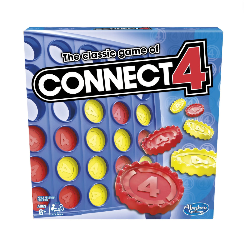 Connect 4 Classic Grid Game, 4 in a Row Game for Kids