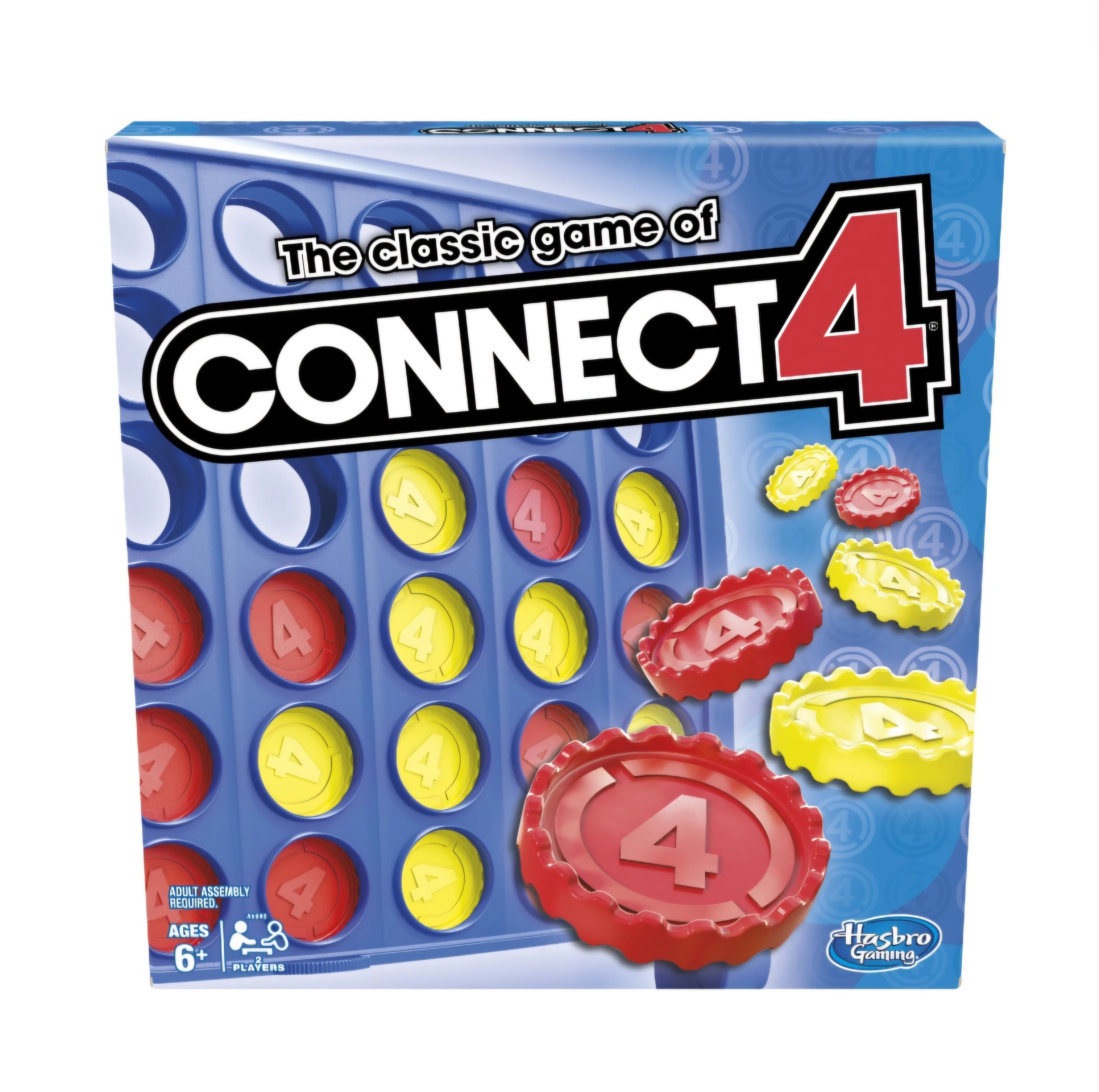 Connect 4 Classic Grid Game, 4 in a Row Game for Kids