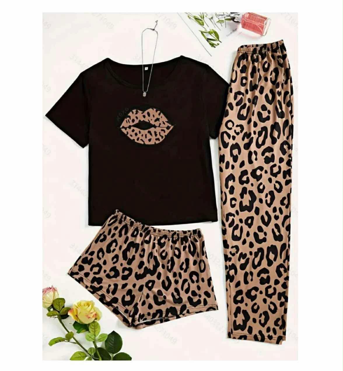Leopard Print Set Clothing