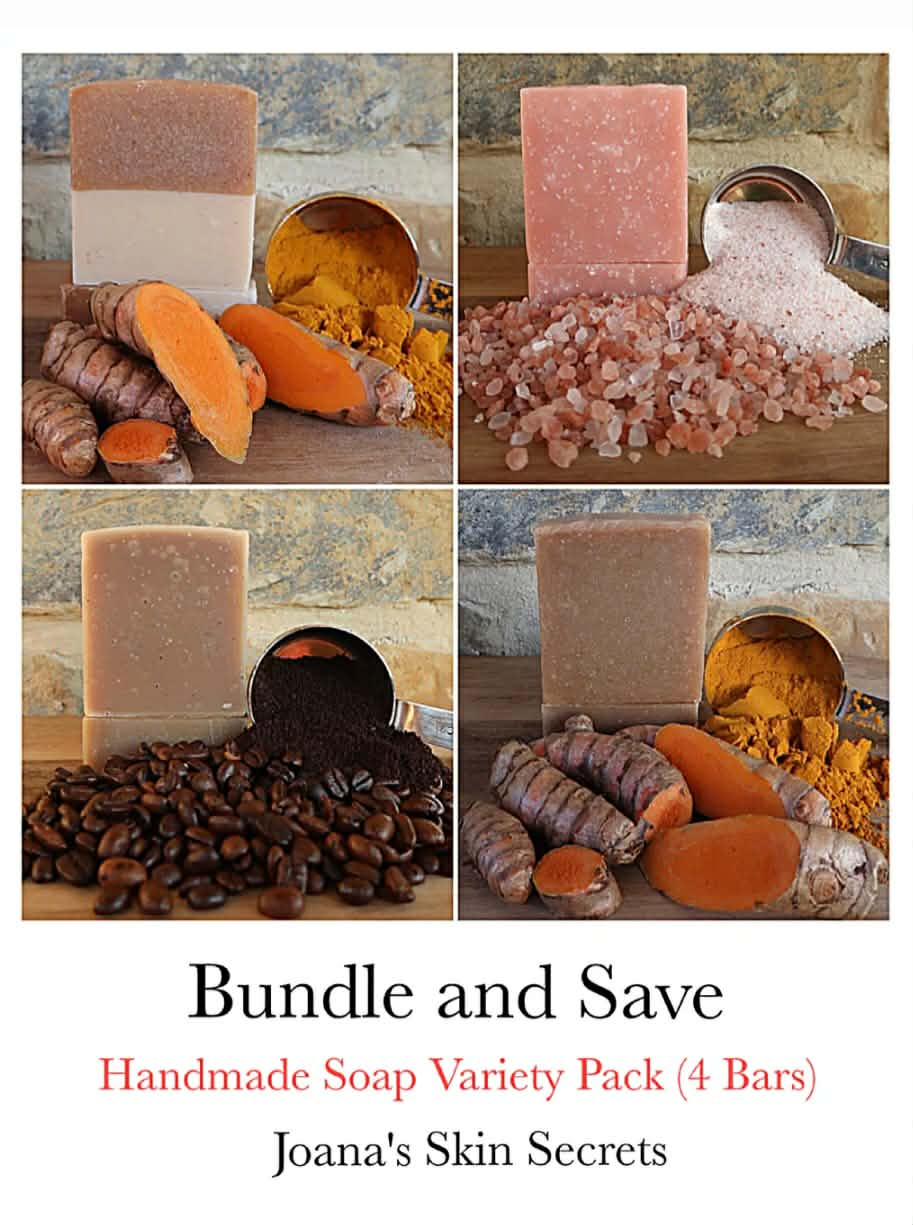 Turmeric Soap Bundle and Save! Variety Pack (4pcs)