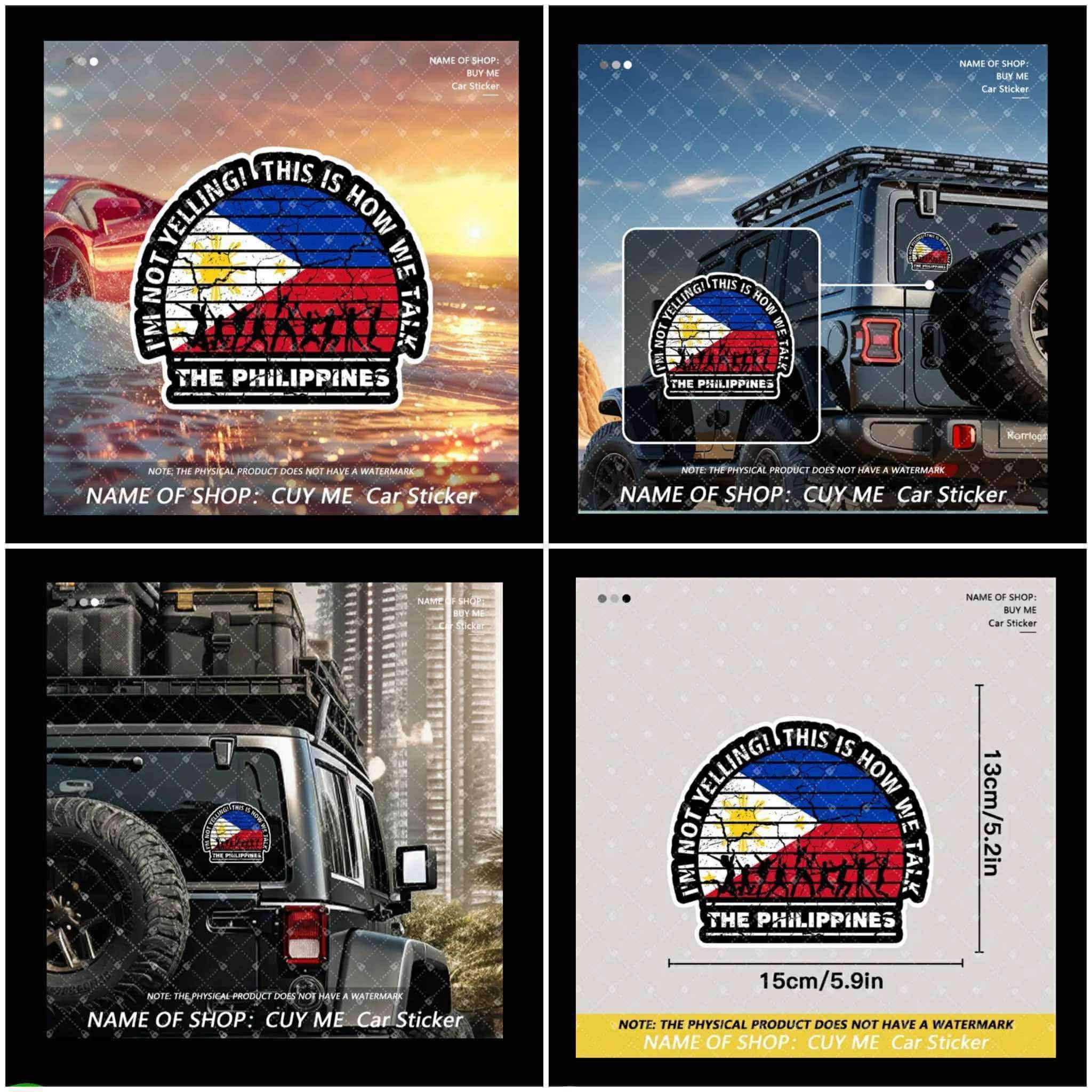 Philippines Car Sticker
