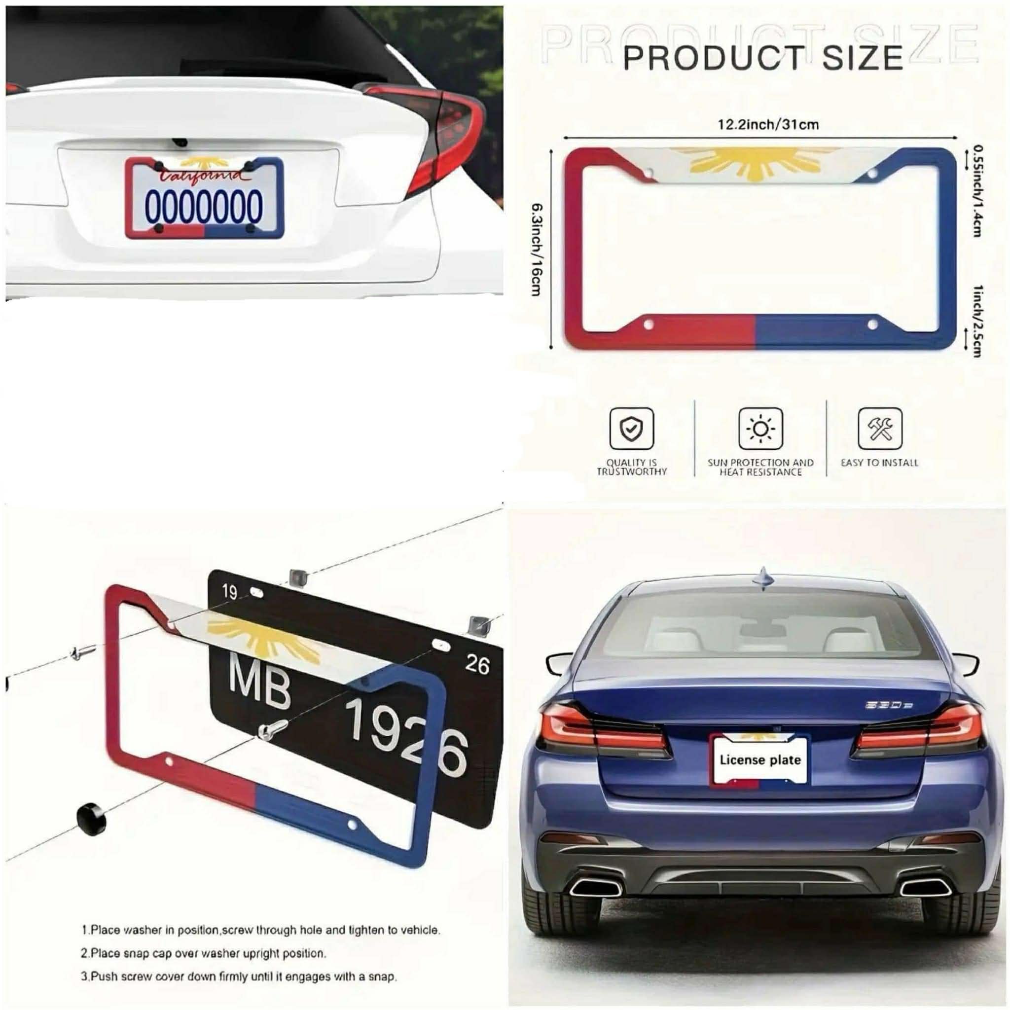 Philippines License Plate Frame