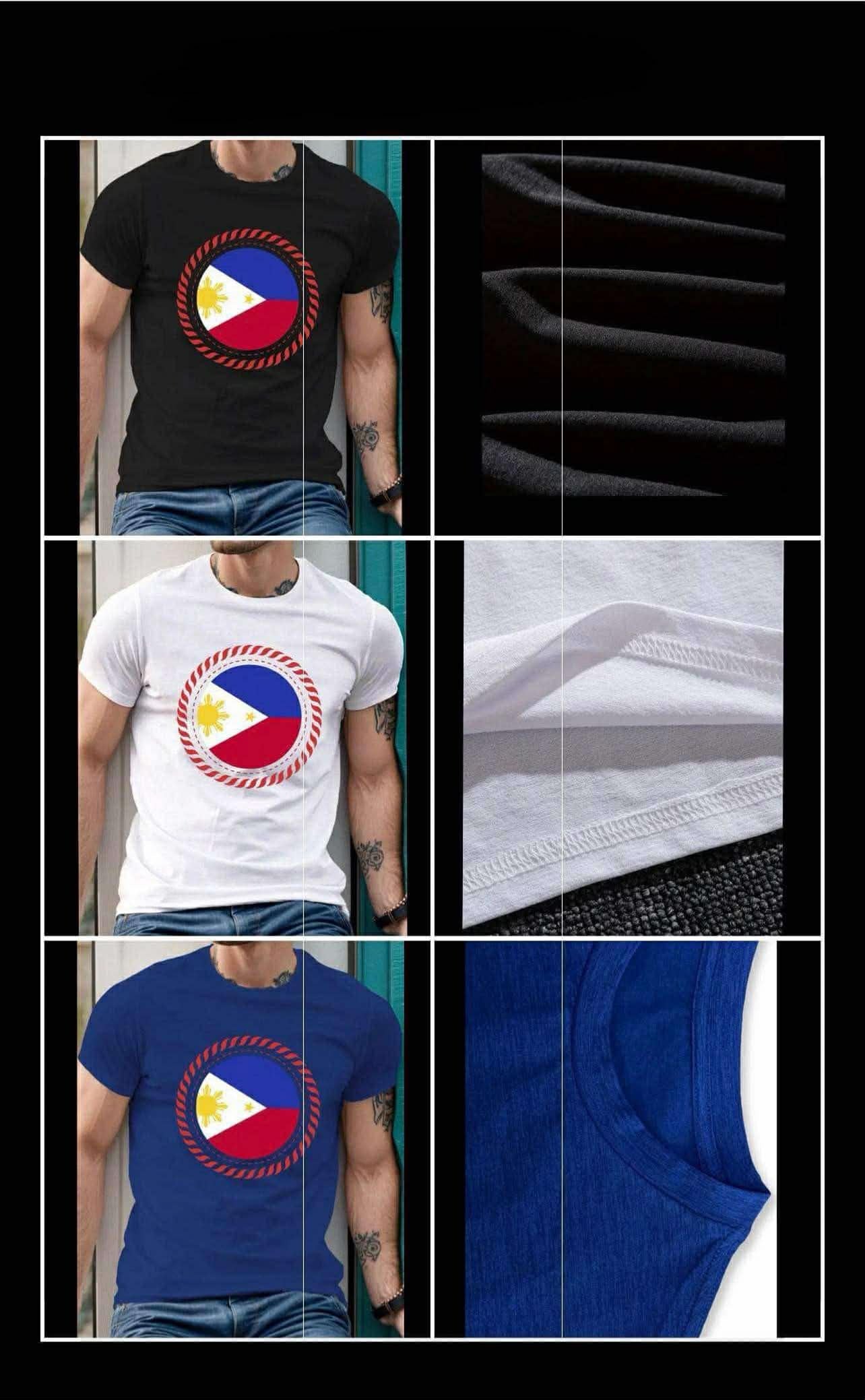 Philippines Men's Shirt White Large